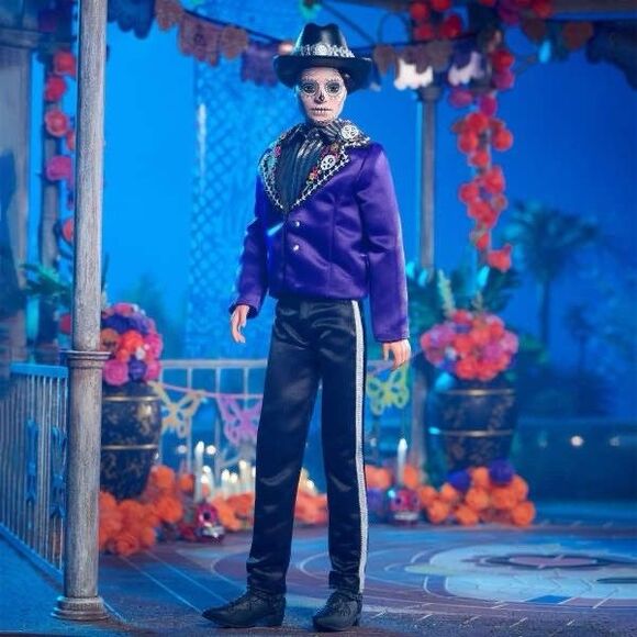 2023 Mattel HJX15 Barbie Signature Ken Doll Día De Muertos: Factory Sealed NIB - Picture 2 of 16